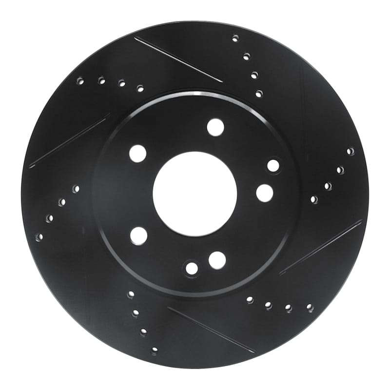 R1 Concepts — R1 96-15 Mercedes-Benz C280 Front Right Drilled & Slotted Black Brake Rotor
R1 Brake Rotor Drill