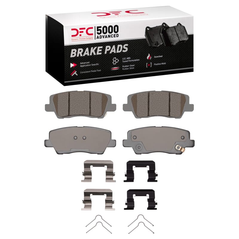 DFC — DFC 13-19 Cadillac ATS Rear 5000 Advanced Ceramic Brake Pads and Hardware Kit
DFC Brake Pad Set