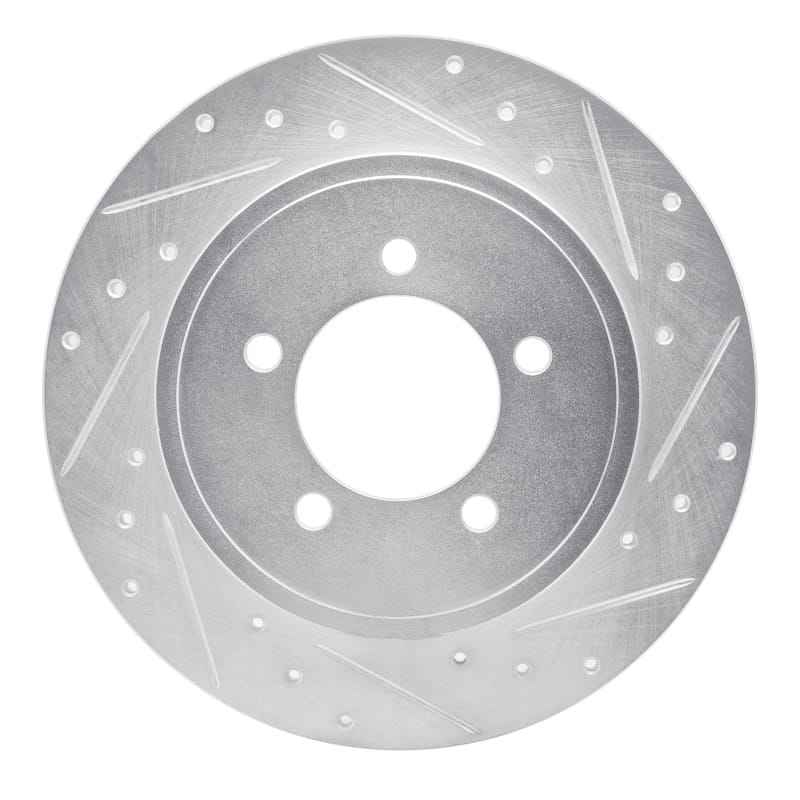 R1 Concepts — R1 02-10 Ford Explorer Rear Right Drilled & Slotted Silver Brake Rotor
R1 Brake Rotor Drill