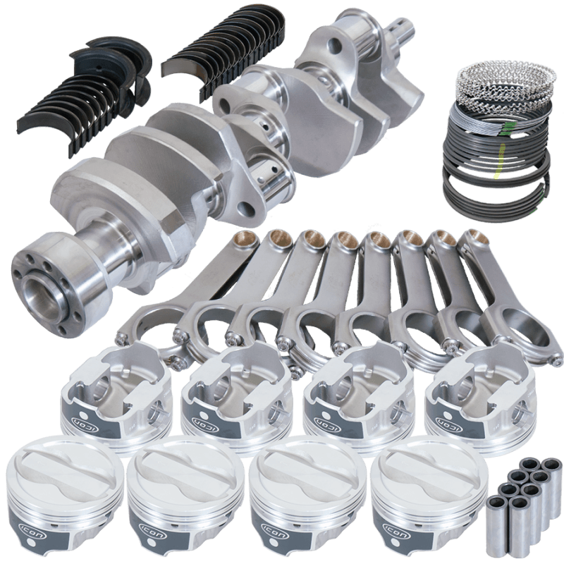 Eagle — Eagle Chevy LT1 350 1Pc 3.750in Crank 6.000in H-Beam -18cc 4.000in Pistons Rotating Assembly
Competition Assembly