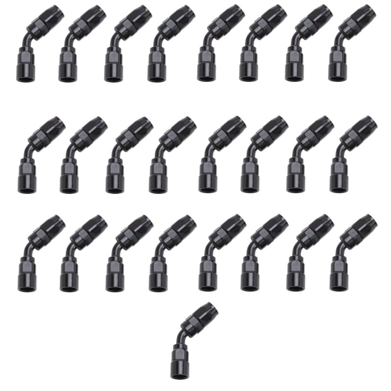 Russell — Russell Performance -10 AN Black 45 Degree Full Flow Hose End
Hose Fitting