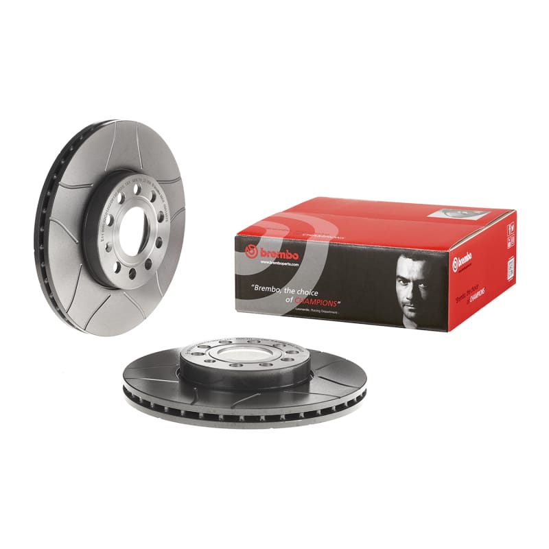 Brembo OE — Brembo Audi/VW/Skoda 285mmx25mm Front Max Premium UV Coated OE Equivalent Rotor