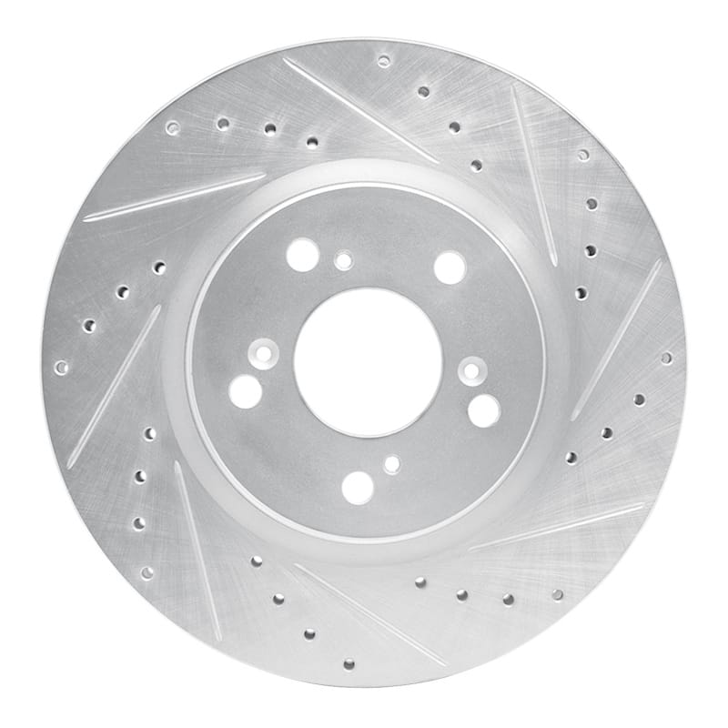 R1 Concepts — R1 05-12 Acura RL Front Right Drilled & Slotted Silver Brake Rotor
R1 Brake Rotor Drill