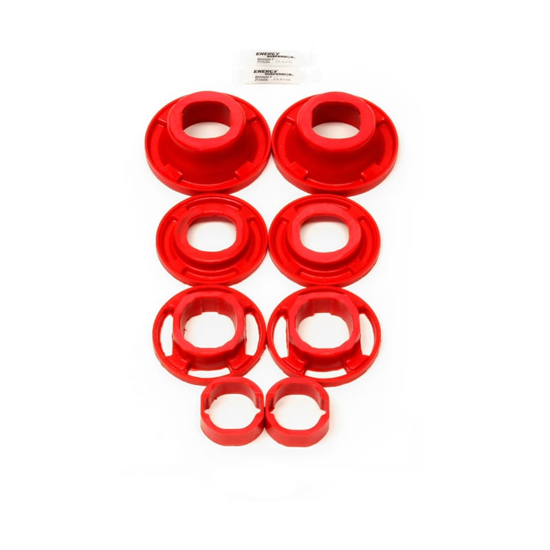 BMR Suspension — BMR 12-15 5th Gen Camaro Rear Cradle Street Version Poly Inserts Only Bushing Kit - Red