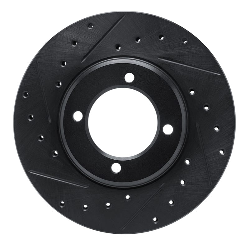 R1 Concepts — R1 81-82 Toyota Cressida Front Left Drilled & Slotted Black Brake Rotor
R1 Brake Rotor Drill