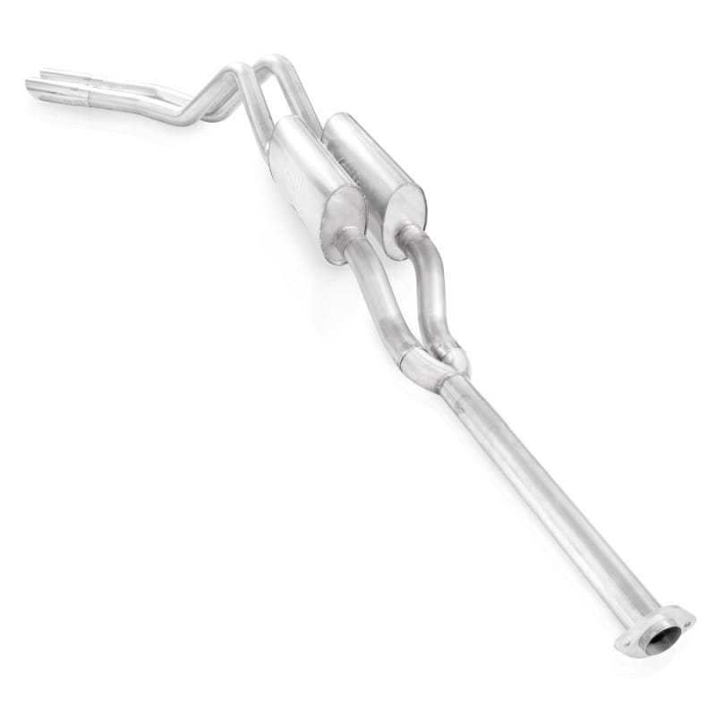 Stainless Works — Stainless Works 2011-14 F-150 5.0L 3in Exhaust Y-Pipe S-Tube Mufflers Behind Passenger Rear Tire Ext
Exhaust System