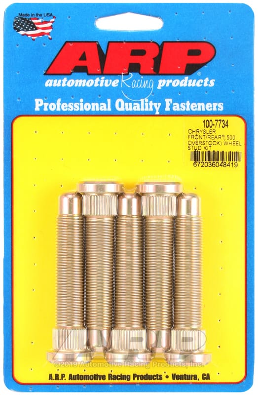 ARP — ARP Chrysler Front/Rear M14 .500in Over Stock Length Wheel Stud Kit