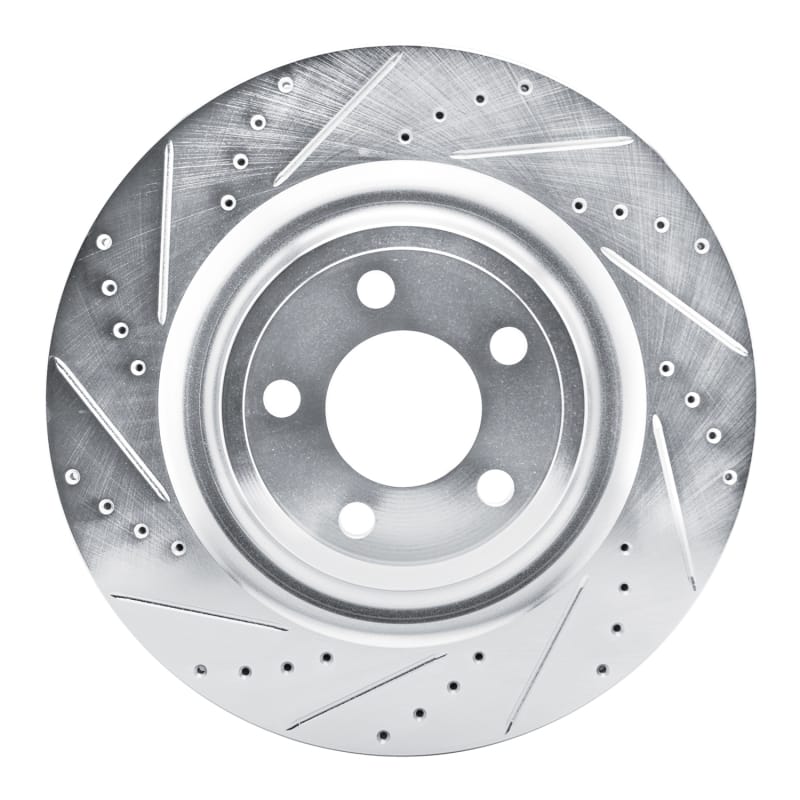 R1 Concepts — R1 20-25 Ford Police Interceptor Utility Rear Left Drilled & Slotted Silver Brake Rotor
R1 Brake Rotor Drill