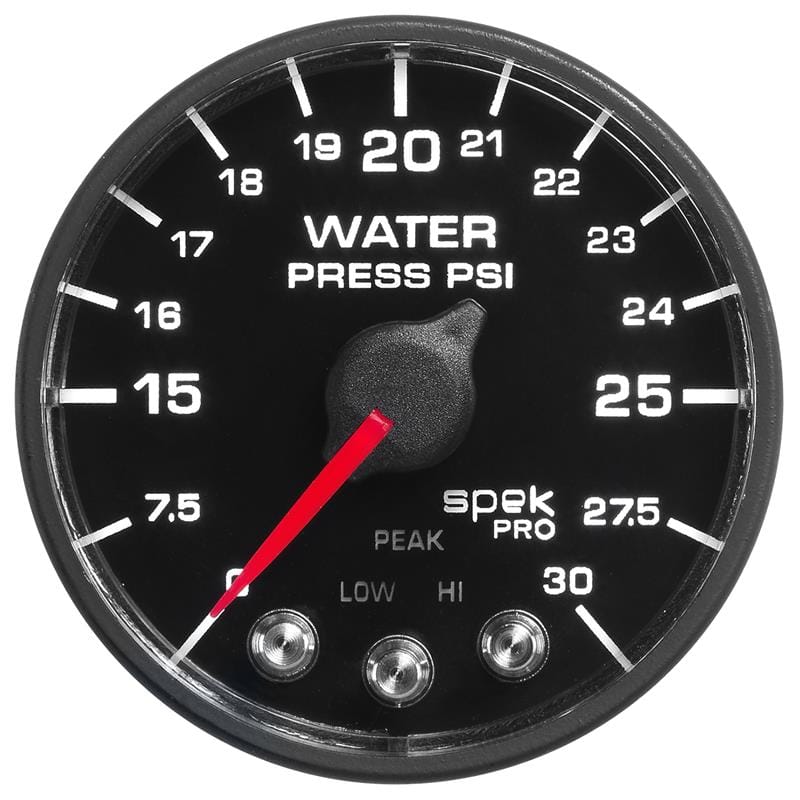 AutoMeter — 2-1/16" WATER PRESS, 0- 30 PSI, BFB, SPEK, NL