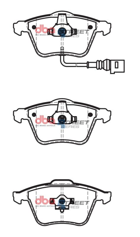 DBA — DBA 08-15 Audi TT Quattro Front Street Series Brake Pads
Brake Pad