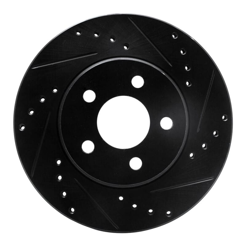 R1 Concepts — R1 86-90 Chrysler Town & Country Front Right Drilled & Slotted Black Brake Rotor
R1 Brake Rotor Drill
