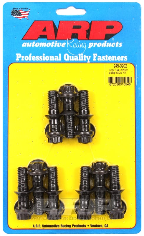 ARP — ARP Top fuel motor plate w/1/4in spacer stud kit