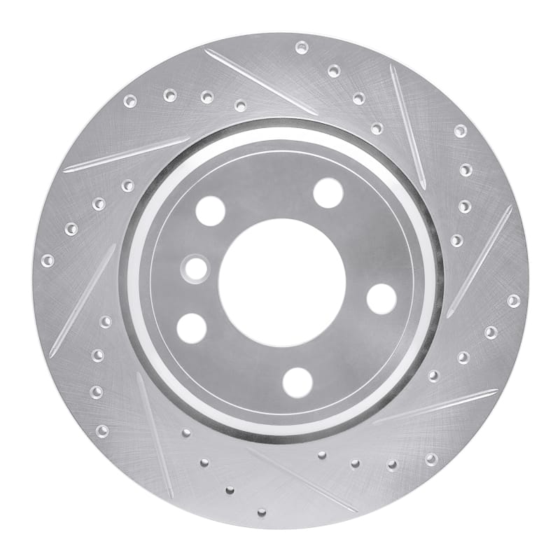 R1 Concepts — R1 02-06 BMW X5 Rear Right Drilled & Slotted Silver Brake Rotor
R1 Brake Rotor Drill