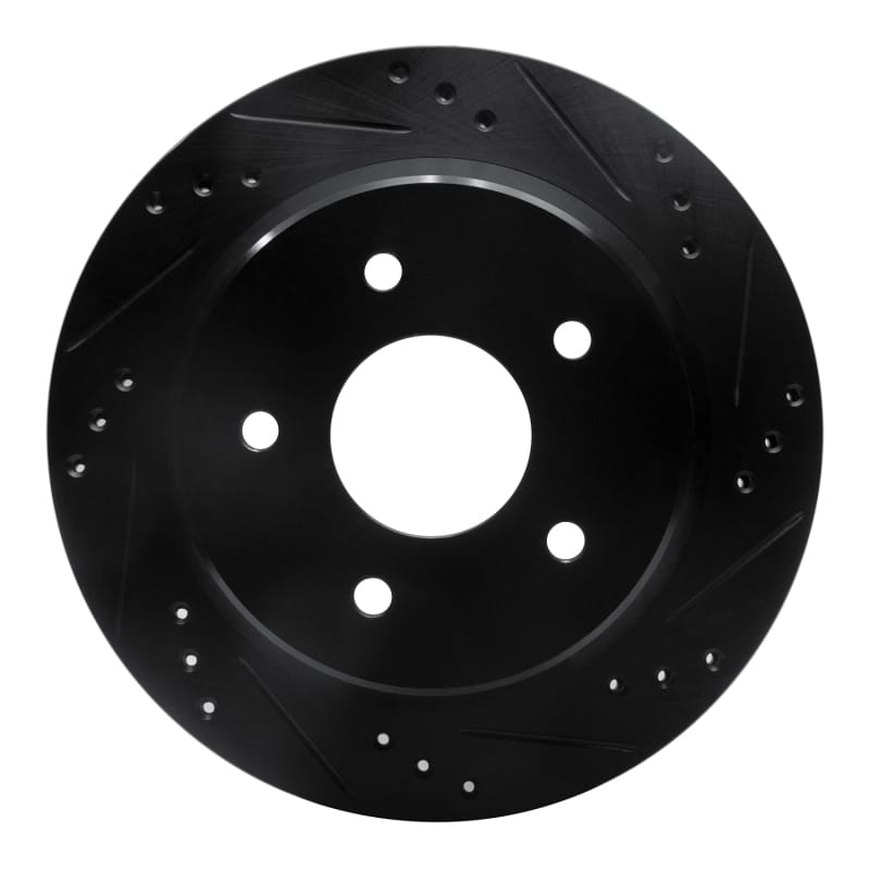 R1 Concepts — R1 98-05 Chevrolet S10 Rear Right Drilled & Slotted Black Brake Rotor
R1 Brake Rotor Drill