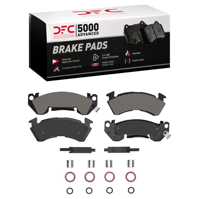 DFC — DFC 90-96 Buick Roadmaster Front 5000 Advanced Semi Metallic Brake Pads and Hardware Kit
DFC Brake Pad Set