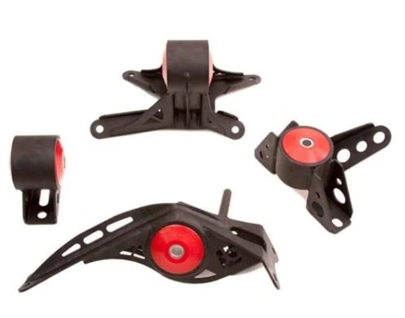 Innovative Mounts — Innovative 10-15 Lotus Evora 2GR-FE/2GR-FZE Black Steel Mounts 60A Bushings