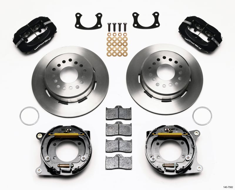 Wilwood — Wilwood Forged Dynalite P/S Park Brake Kit New Big Ford 2.36in Offset
BRAKE KIT
