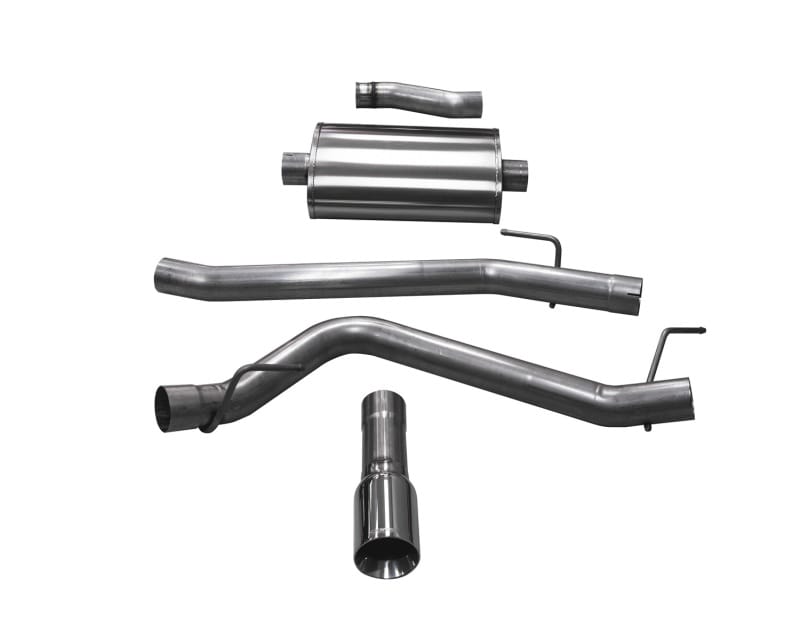 CORSA Performance — Corsa 2020-2025 Jeep Gladiator JT 3.6L Single Side Exit Cat-Back Exhaust w/ Single 4in Polished Tip
Exhaust