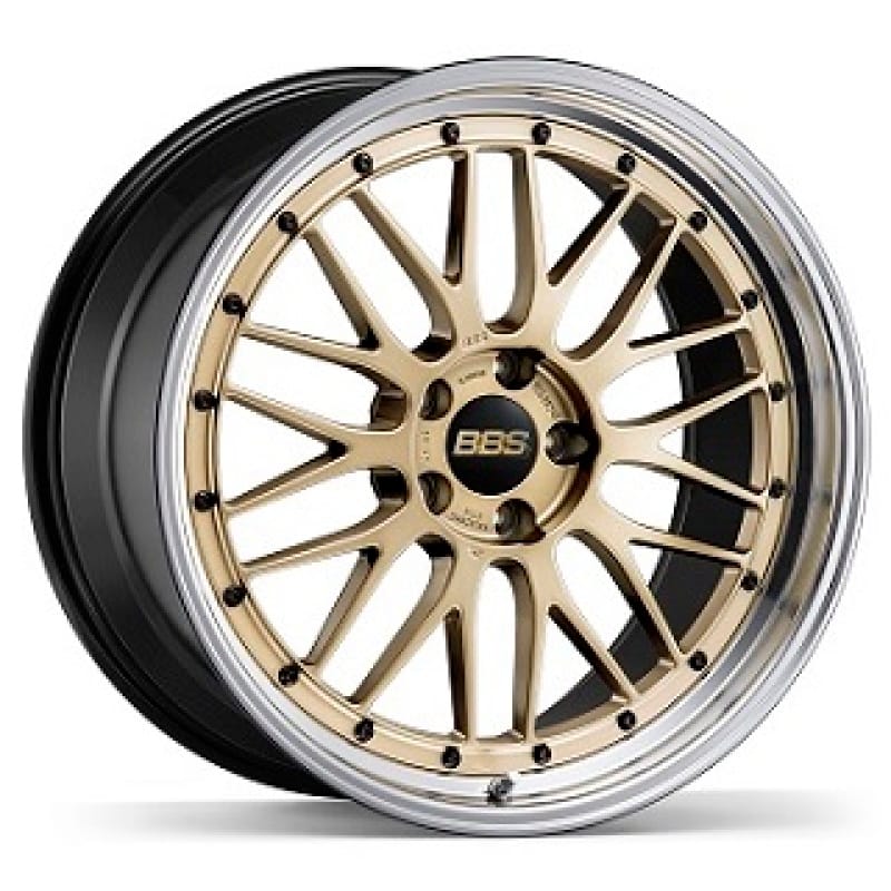 BBS — BBS LM 20x12 5x130 ET72 CB71.6 Gold Wheel w/ Diamond Cut Machined Lip