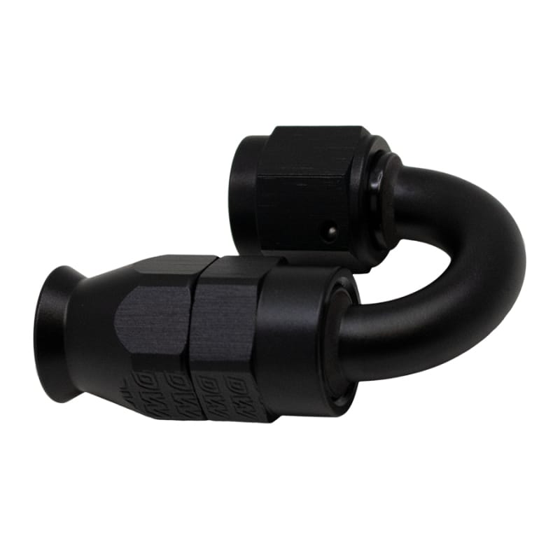 DeatschWerks — DeatschWerks 6AN Female Swivel 180-Degree Hose End PTFE (Incl Olive Insert) - Anodized Matte Black
Lines & Fittings