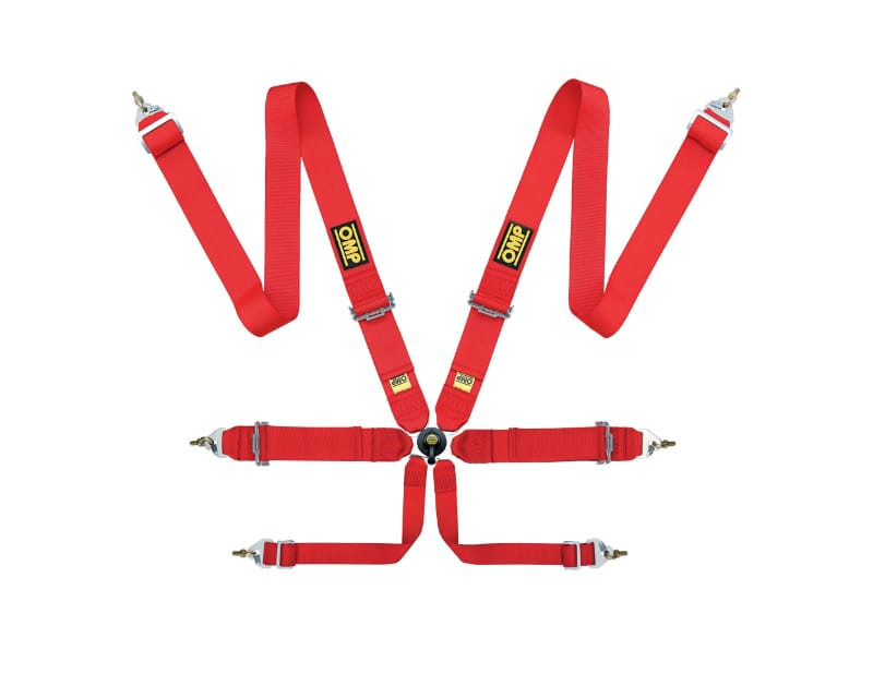 OMP — OMP First 3 Safety Harness Red