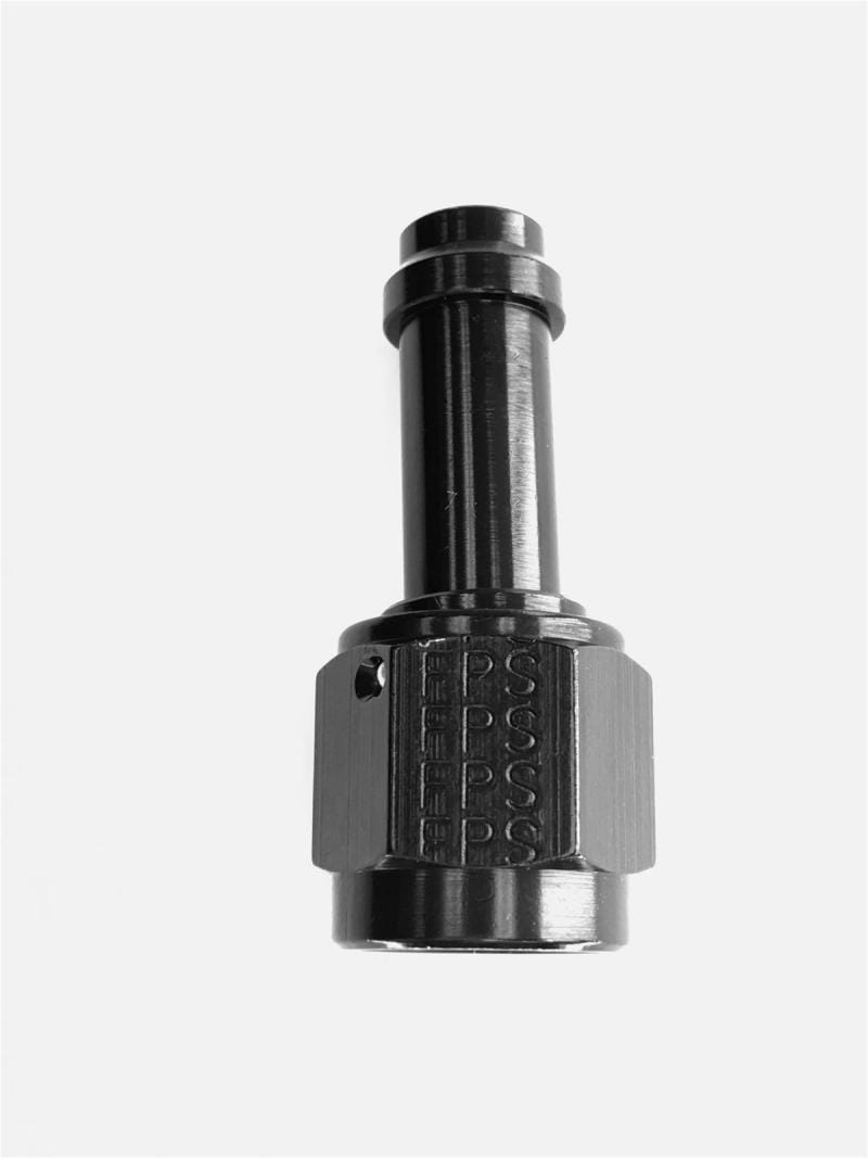 Fragola — Fragola -8AN Straight EZ Street Hose End Black