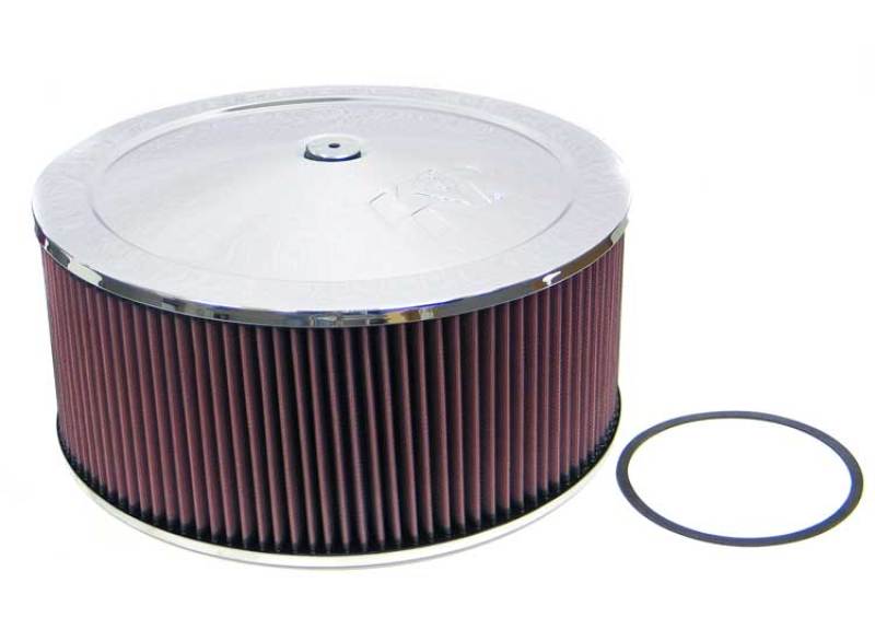 K&N Engineering — K&N Round - Red - Size 14in - 5.125in Neck Flange Custom Air Cleaner Assembly
Round Air Filter Ass
Air Filter Assembly