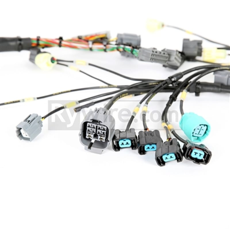 Rywire — Rywire Honda B-Series Mil-Spec Eng Harness w/OBD2 Dist/Inj/Alt & OBD1 92-95 ECU Plugs (Adapter Req)