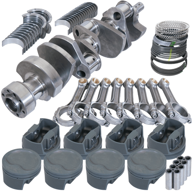 Eagle — Eagle Chevy LT1350 1Pc 3.750in Crank 5.700in I-Beam Rods -16cc 4.040in Pistons Rotating Assembly
Street & Strip Assy