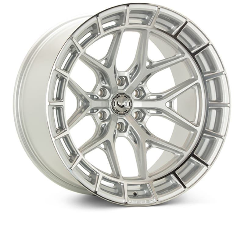 Vossen — Vossen HFX-1 22x10.5 / 5x112 / ET8 / Super Deep / 66.5 CB - Silver Polished Wheel
