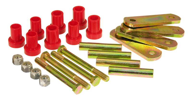 Prothane — Prothane Chrysler HD Conversion Shackle Kit for Super Stock Springs - Red
SPRING/SHACKLE BUSH