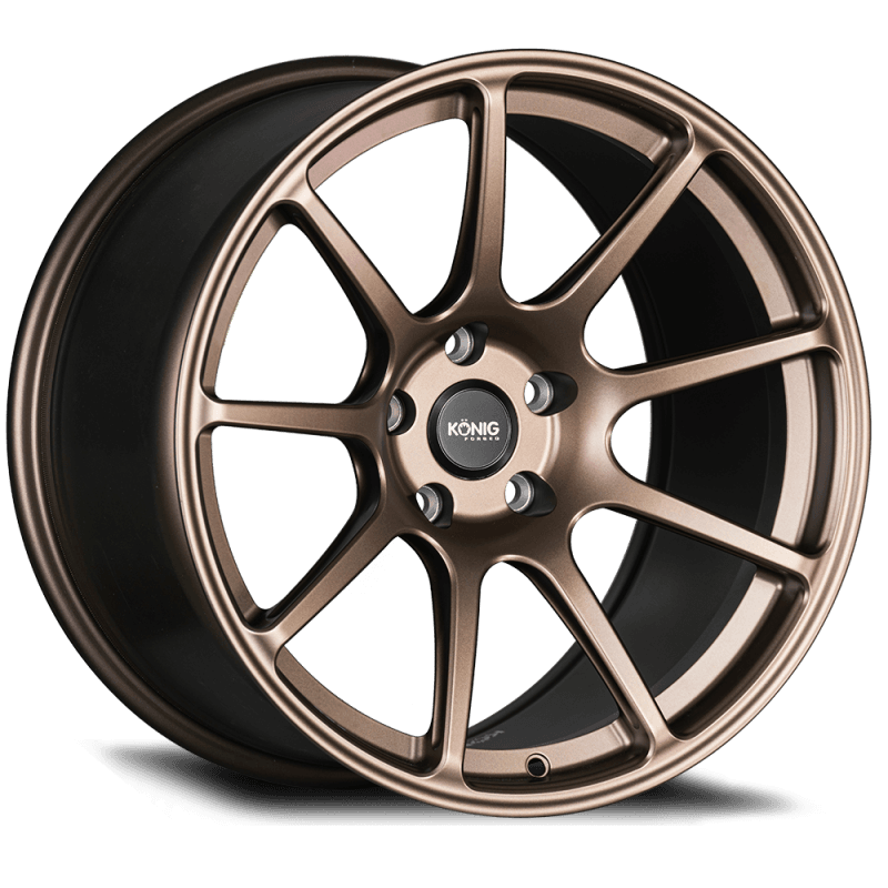 Konig — Konig Forged F5R 18x9 5x112 ET42 Satin Bronze Wheel (Knurled Bead)