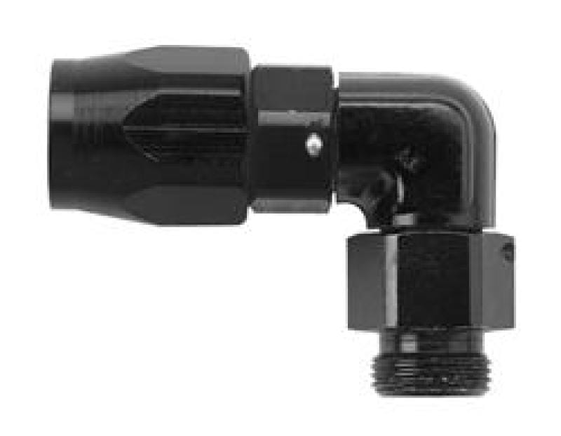 Fragola — Fragola -10AN x 90 Degree Hose End x 3/4 NPT - Black