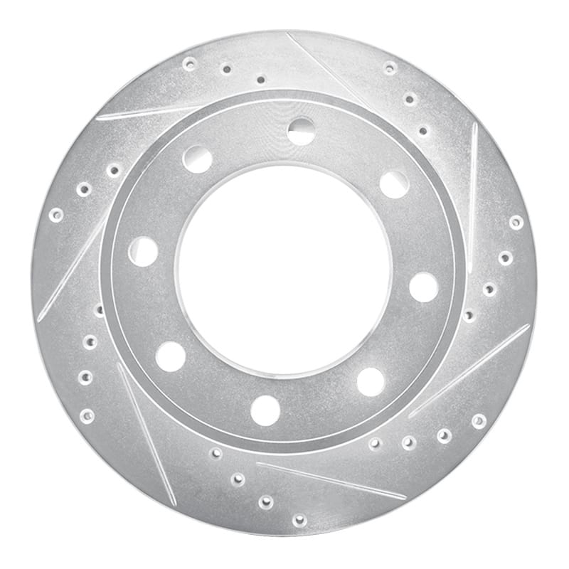 R1 Concepts — R1 05-12 Ford F-250 4WD (Super Duty) Rear Right Drilled & Slotted Silver Brake Rotor
R1 Brake Rotor Drill