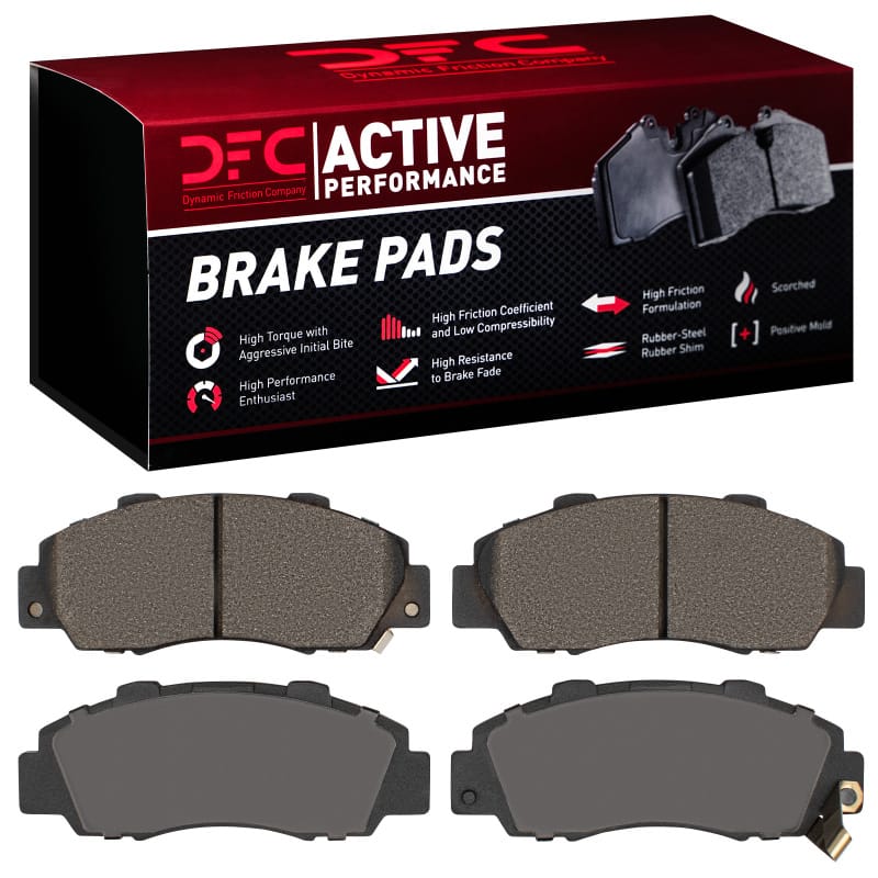 DFC — DFC 91-05 Acura Integra Front Active Performance Pads - Low Metallic
DFC Brake Pad Set