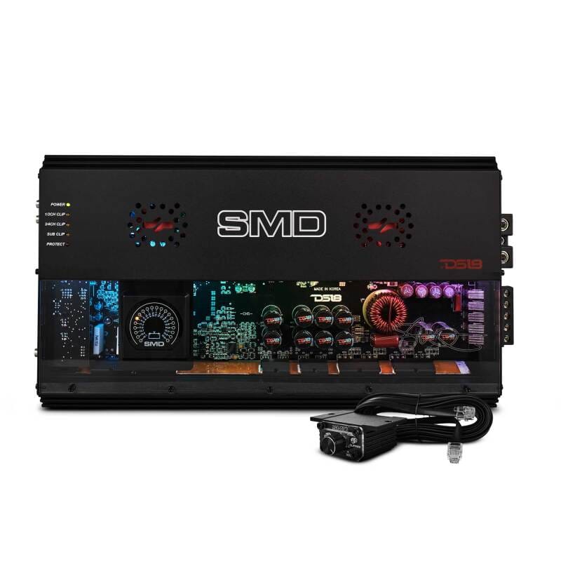 DS18 — DS18 Steave Meade Colab 5-Ch Amp 2x 500/4ohm 1800/1ohm 4 x 250 1100/2ohm 4 x 180 700/4 ohm Watt LED