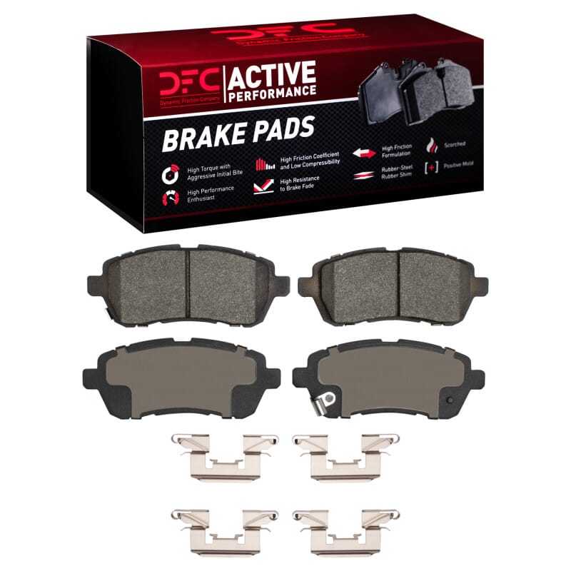 DFC — DFC 11-19 Ford Fiesta (USA/Canada) Front Active Performance Pads and Hardware Kit
DFC Brake Pad Set