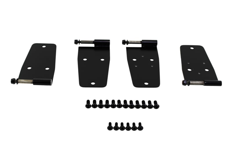 Kentrol — Kentrol 76-93 Jeep CJ/Wrangler YJ Hardtop Door Hinge Set 4 Pieces - Powdercoat Black