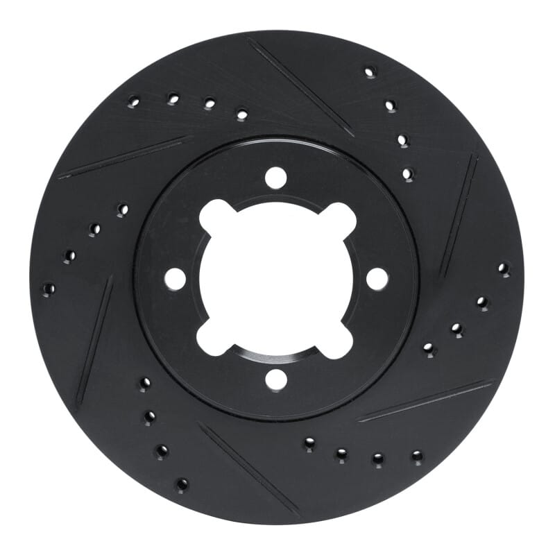 R1 Concepts — R1 83-84 Toyota Cressida Front Right Drilled & Slotted Black Brake Rotor
R1 Brake Rotor Drill