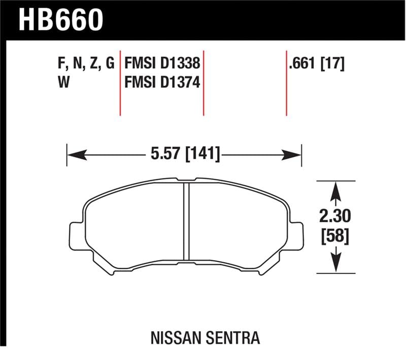 Hawk Performance — HPS Disc Brake Pad