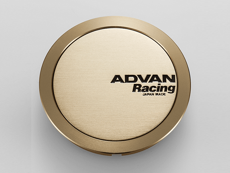 Advan — Advan 63mm Full Flat Center Cap - Bronze Alumite