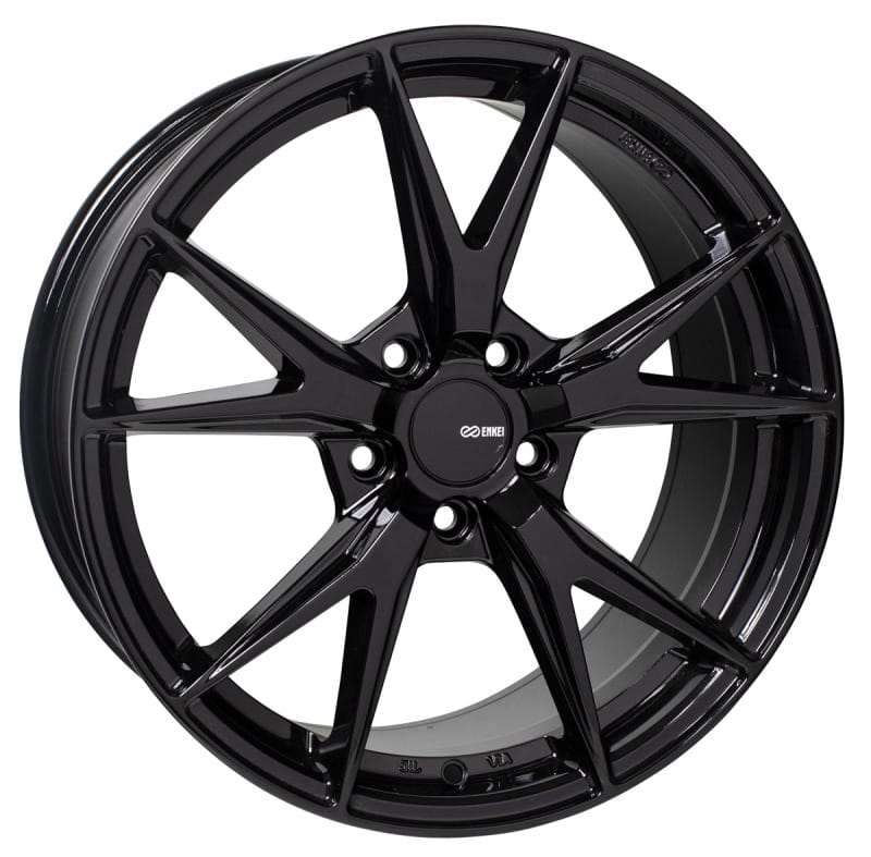 Enkei — Enkei Phoenix 18x8 35mm Offset 5x114.3 72.6mm Bore Gloss Black Wheel