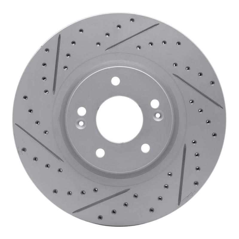 R1 Concepts — R1 15-21 Kia Sedona Front Left Drilled & Slotted Geo-Carbon Rotor