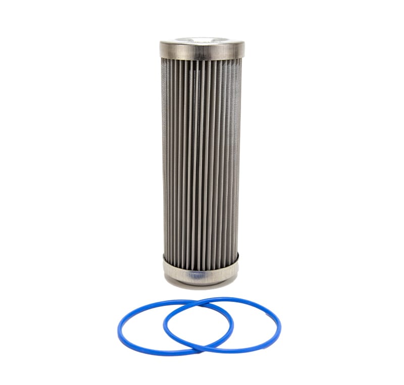 Fuelab — Fuelab 40 Micron Stainless Steel Replacement Element - 6in w/2 O-Rings & Instructions
Fuel Filter