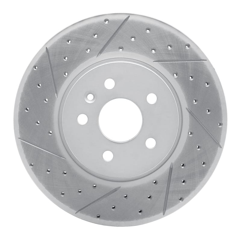 R1 Concepts — R1 13-22 Buick Encore Front Left Drilled & Slotted Geo-Carbon Rotor
