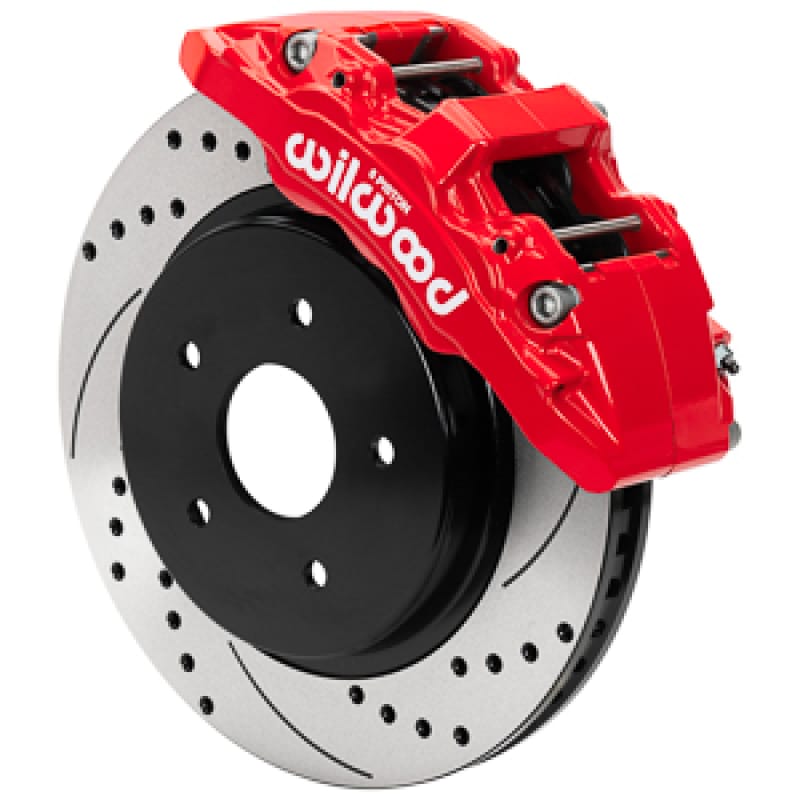 Wilwood — Wilwood 13-18 Dodge Ram 1500 Aero6 DM SRP Front Brake Kit w/ Lines - Red