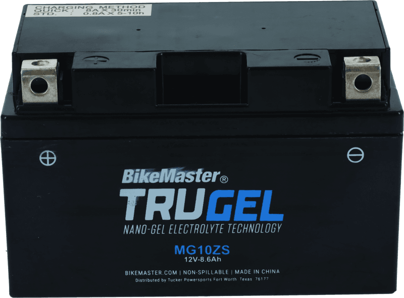 BikeMaster — MG10ZS Battery, 151mm L x 87mm W x 94mm H, 145 CCA