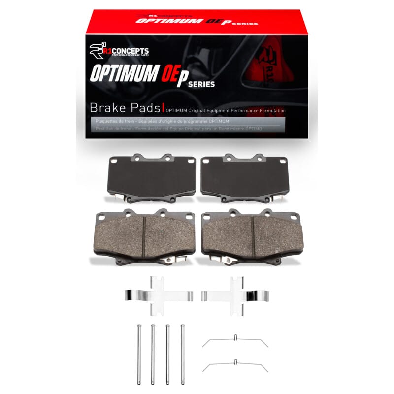 R1 Concepts — R1 90-92 Toyota Land Cruiser Front Optimum OE Pads & Hardware Kit
R1 Optimum Oe Pads a