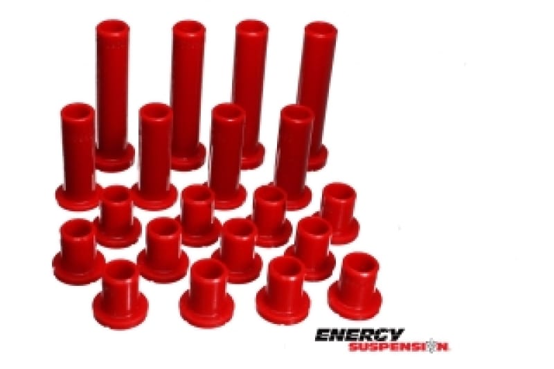 Energy Suspension — Energy Suspension Polaris RZR 800/800S Rear A-Arm Bushings - Red