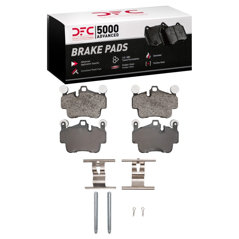 DFC — DFC 05-23 Porsche 911 Rear/Front 5000 Advanced Low Metallic Brake Pads and Hardware Kit
DFC Brake Pad Set